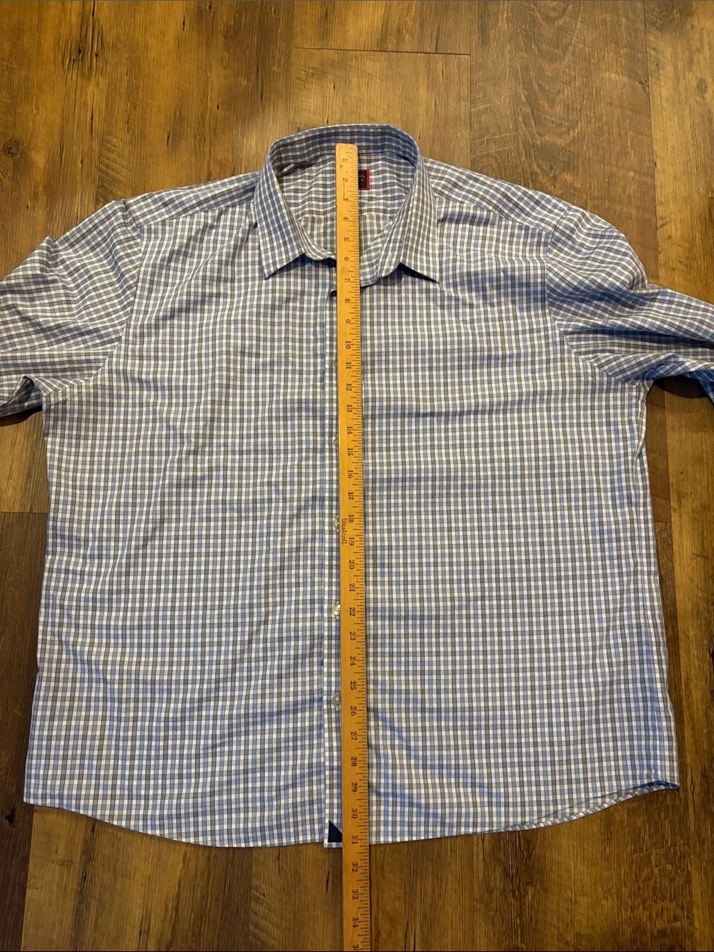 UNTUCKit Men's Durif Wrinkle-Free Gingham Button Down Shirt XXX-Large